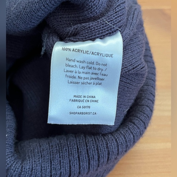 Arborist knit Mountie toque Navy blue o/s - Picture 2 of 5